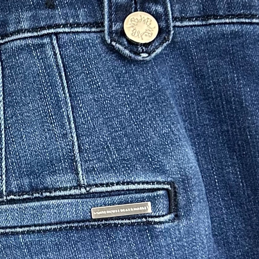White House Black Market High Rise Wide Leg Cargo Jeans Size 2 - Picture 9 of 14